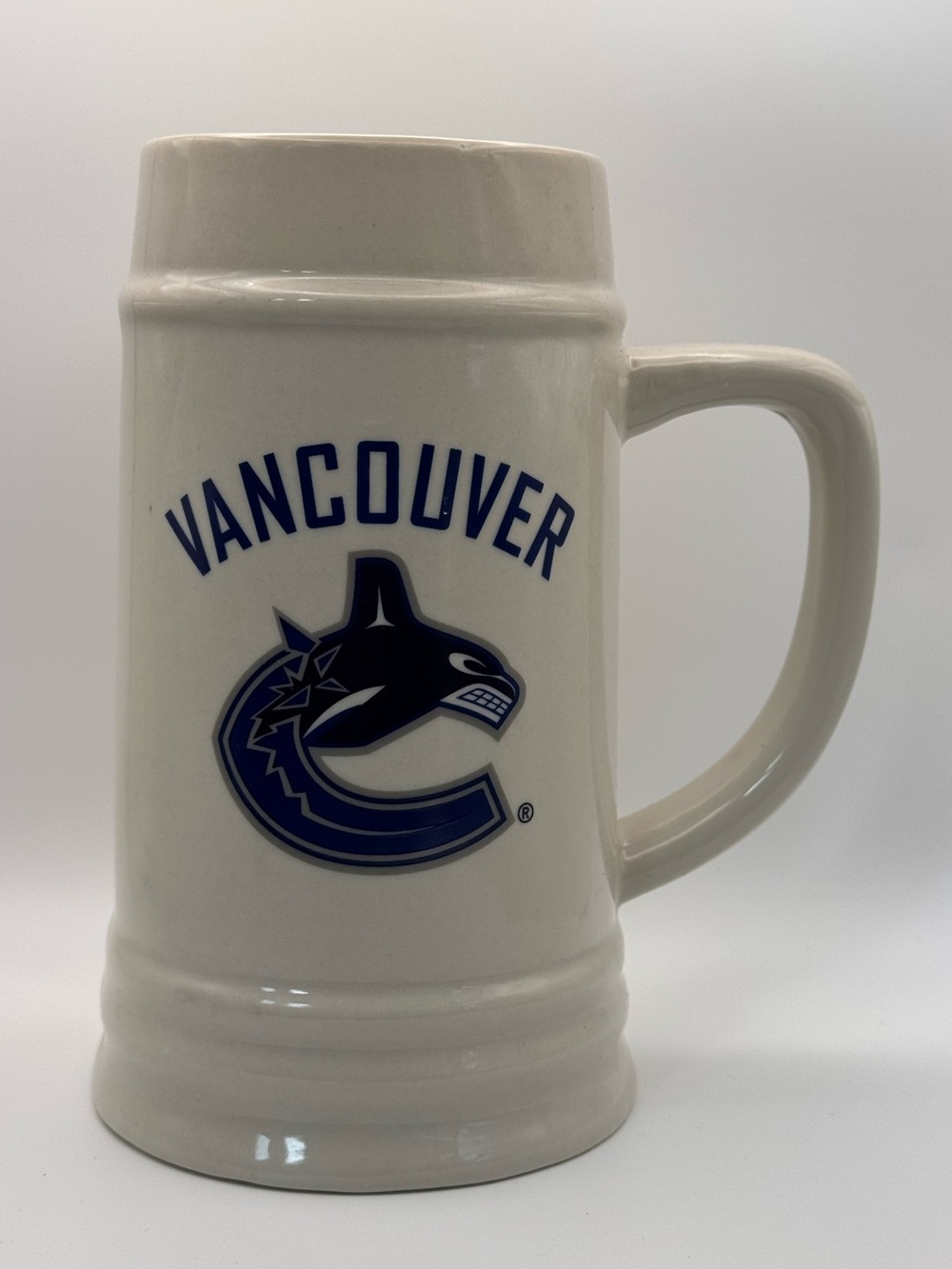 NHL Vancouver Canucks Ceramic Beer Stein.